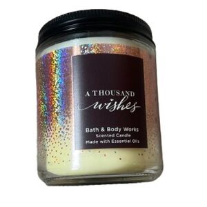 NEW Bath and Body Works Single Wick Candle 7 oz A Thousand Wishes Scent
